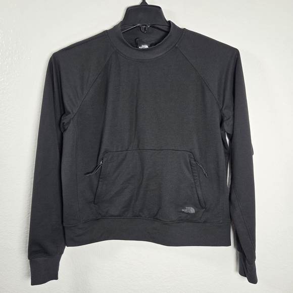 The North Face Women’s Juniper Basin Crew Sweatshirt Black Size M - Picture 1 of 7